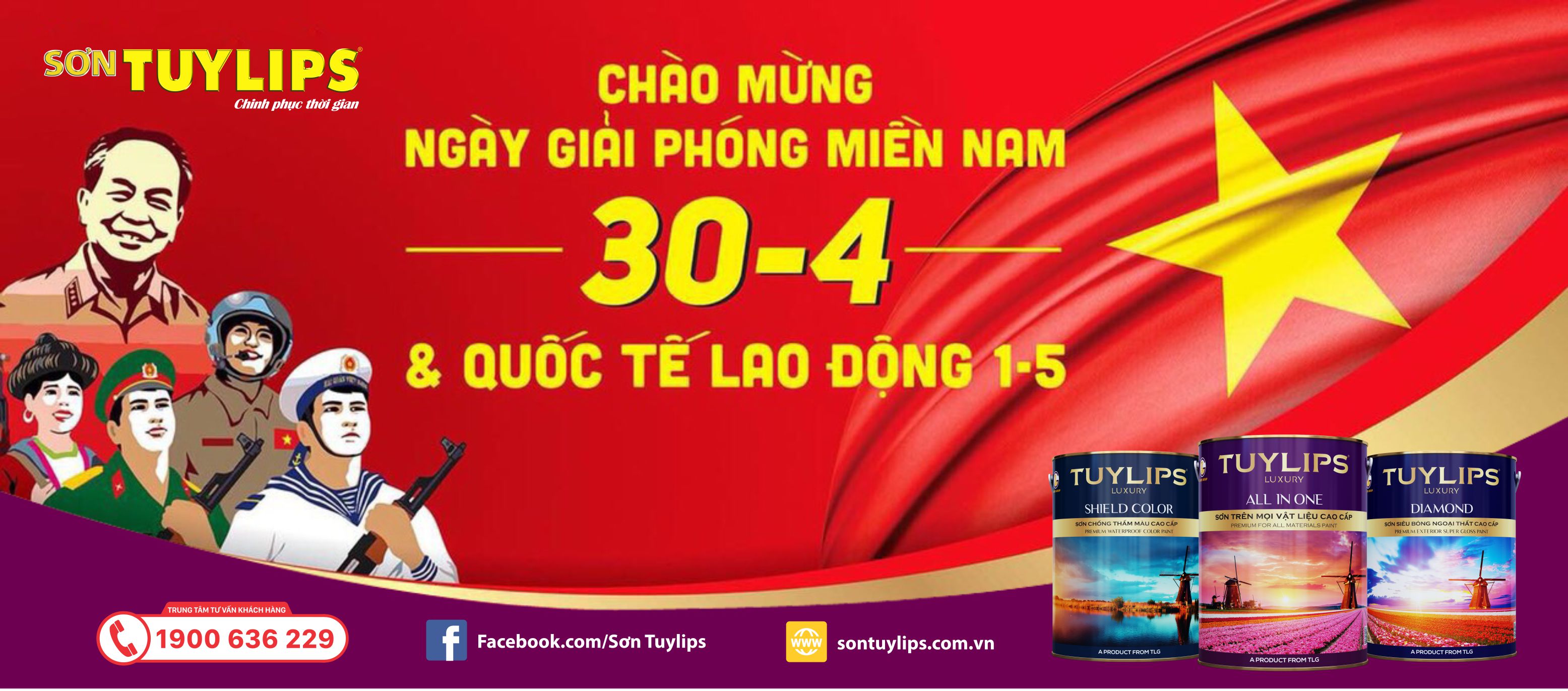 CHIẾN DỊCH TRAO THƯỞNG HỆ THỐNG ĐẠI LÝ, NHÀ PHÂN PHỐI SƠN TUYLIPS & NANO ONE TRÊN TOÀN QUỐC